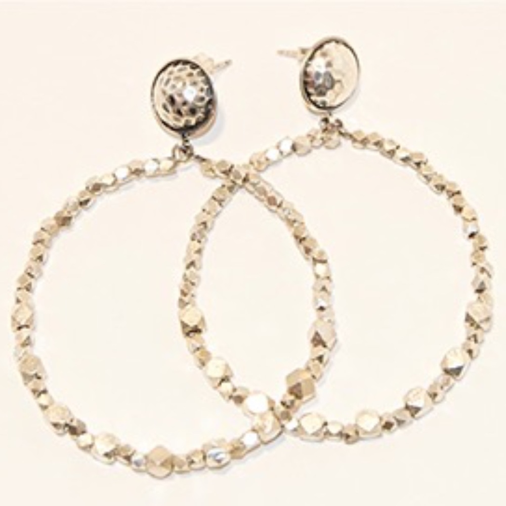 NEW- Grayson Sterling Silver 925  Posted Hoops